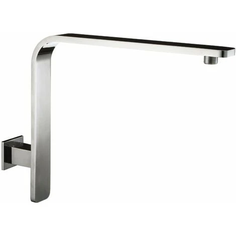 Braccio Doccia Quadro In Ottone A Sbalzo Damast Lybra Q 12616 Cromo