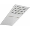 Hudson Reed Trenton Soffione Doccia Rettangolare Ultrasottile Da Parete - Effetto Cascata E Pioggia - Doccione A 2 Vie - 200 X 500 X 25mm
