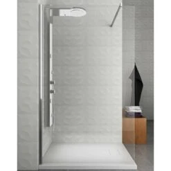 Pannello Doccia Idromassaggio A Quattro Vie In Acciaio Inox Spazzolato