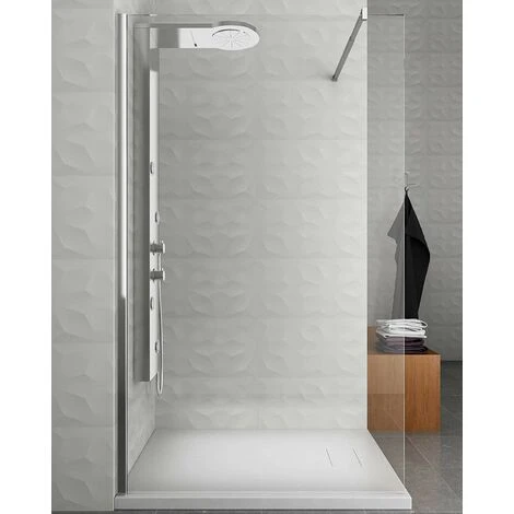 Pannello Doccia Idromassaggio A Quattro Vie In Acciaio Inox Spazzolato