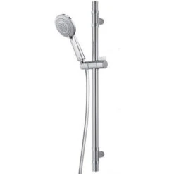 Saliscendi Doccia Bossini Con Asta Murale 80 Cm E Doccia Mixa A 3 Getti