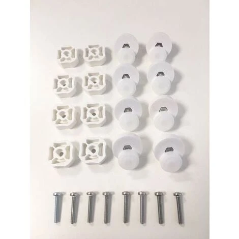 Gruppo Scorrimento Per Box Samo RIC990 Bianco - immagine 2