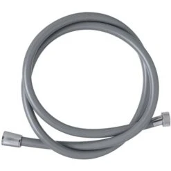 Flessibile Doccia 150 Cm In Pvc Grigio Con Sistema Antitorsione