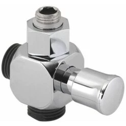 Gedy Deviatore 2 Vie G-Cross Easy Cromato Metallo 7,5x7x2,3 Cm