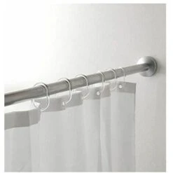 Gedy Anelli Per Tende Silver/Alluminio/Incolore/Trasparente Polistirolo 6x4,2x0,6 Cm