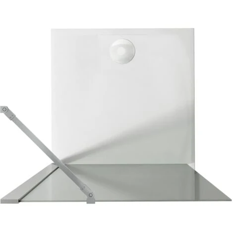 Parete Doccia Vetro Trasparente Con Trattamento Anticalcare H 190 Mod. Walk In Flip 17 Cm - immagine 4