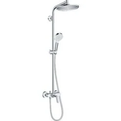 Hansgrohe Crometta S Showerpipe 240 1jet Con Miscelatore Monocomando, Cromato - 27269000