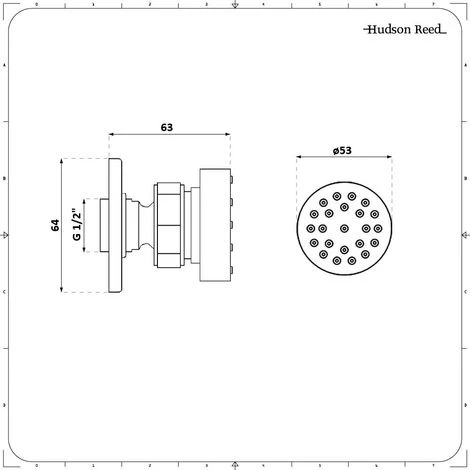 Hudson Reed Elizabeth Idrogetto Rotondo Tradizionale Ø53mm - Design Vintage Con Ugelli In Silicone- Ottone Solido Bronzo Brunito - immagine 3