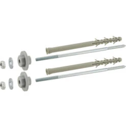 Fissaggi Per Lavandino Su Muro Isolato Con Polistirene, Con Viti 8x220 Mm E Tasselli 10x160 Mm, 2 Pezzi NOYON & THIEBAULT