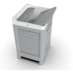 Bama MOBILETTO LAVATOIO IN RESINA ARTU' 60X51X89H GRIGIO