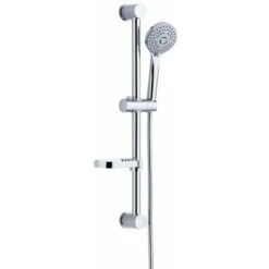 Asta Doccia Saliscendi 006 Completo Doccetta 3 Funzioni Multigetto H 65 Cm Pezzi 1