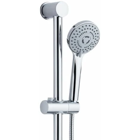 Asta Doccia Saliscendi 006 Completo Doccetta 3 Funzioni Multigetto H 65 Cm Pezzi 1 - immagine 2