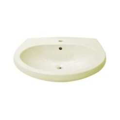 Bagnoexpert Lavabo Donatello New Sospeso O Su Colonna Cm. 63x53 Champagne