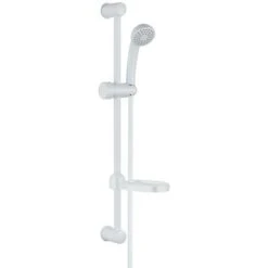 Ogomondo Saliscendi In Abs Bianco Blush Con Doccetta E Portasapone