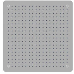 Soffione Doccia A Soffitto Installazione Da Incasso Acciaio Inox Quadro