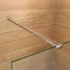 Barra Stabilizzatrice Tagliabile Rinforzato Per Box Doccia Da 90 Cm Per Vetro Spessore Da 6-8 Mm