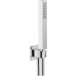 Nobili Rubinetteria Ad146/30 Set Doccetta Con Presa Acqua Quadra Cromo