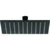 Soffione Doccia Modello Quadro Nero Opaco Tecom LSNR Nero Opaco - Q 300 X 300