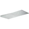 Soffione A Sbalzo 50 X 23 Cm Effetto Pioggia In Acciaio Inox Cromo