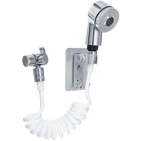 Doccia A Mano Portatile Doccetta Tubo Flessibile Rubinetto Deviatore Bagno 8826