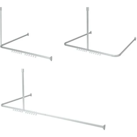 Set Asta Tenda Da Doccia Easy Roll In Alluminio 276623005 Sealskin - immagine 2