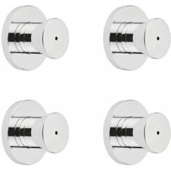 Hudson Reed Como Kit Doccia Con 4 X Nebulizzatori - Ottone Solido Cromato - Ø50 X 42mm