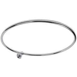 Hudson Reed Barra Reggitenda Rotonda Per Vasche Da Bagno Freestanding - Ottone Solido Cromato - Ø825mm