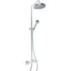 PAINI Colonna Per Doccia Con Rubinetto Termostatico Doccino E Soffione Da 200mm Stile Moderno E Lineare Design 78CR689THABS2P1 Made In Italy