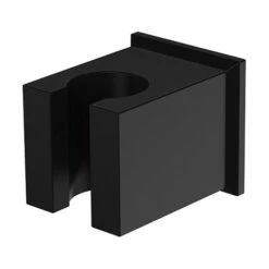 Supporto Doccia Quadrato Nero Opaco In Ottone
