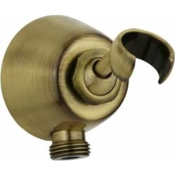 Presa Acqua Con Supporto Doccia In Ottone Finitura Bronzo Sphera Bronzo