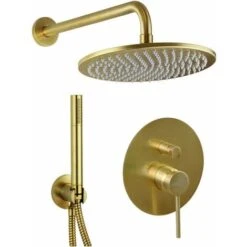 Set Doccia In Colore Oro Spazzolato Gattoni Easy 1490/PDSG Oro Spazzolato