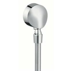 Hansgrohe Prese D'acqua A Muro - Presa D'acqua FixFit E, Con Valvola Di Non Ritorno E Giunto Sferico, Cromata 27505000