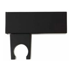 SUPPORTO PER MANOPOLA DOCCIA A PARETE SQUADRATO NERO OPACO