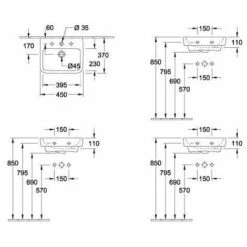 Villeroy & Boch O.novo, Accessori, Porcellane Sanitarie
