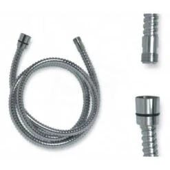 Flessibile Per Doccia In Ottone Cromato Con Attacco Femmina DN 1/2 X DN 3//8 Maschio Lunghezza 1500 Mm. 758302OC3812150