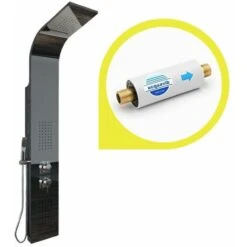 Colonna Doccia Jungle 4 Funzioni Acciaio Inox Anticalcare Getto A Cascata