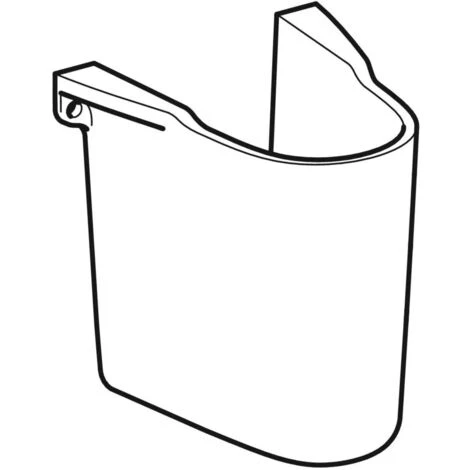 Geberit/Pozzi-Ginori - Semicolonna Per Lavabo In Ceramica - Serie: Colibrì - immagine 3