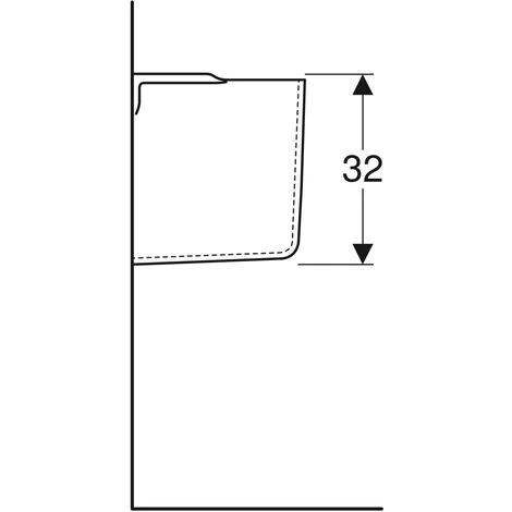 Geberit/Pozzi-Ginori - Semicolonna Per Lavabo In Ceramica - Serie: Colibrì - immagine 5