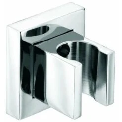 Bossini - Supporto Doccia Quadro Fisso Con Rosone In Ottone Cromato