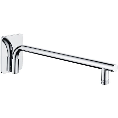 Braccio Doccia Girevole 1370 – 41 Cm – Ottone Cromato O Nero Opaco Cromo