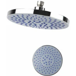 SOFFIONE DOCCIA MULTIGETTO TONDO BAGNO DIAMETRO 20.3 CM ORIENTABILE DGO-138