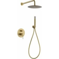 Set Doccia Monocomando Oro Spazzolato Linea Imex GPD038/OC