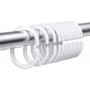 HIASDFLS Anelli Per Doccia In Plastica Per Tende Da Doccia Anelli Per Doccia A Forma Di C Ganci Per Tende Da Doccia Ciondolo Per Tende Da Doccia Per Aste Per Finestre Da Bagno 36 Pezzi