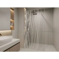 Parete Per Doccia Walk In Serigrafata 140 X 200 Cm - DANNA