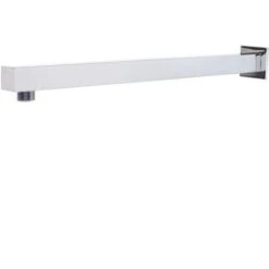 Braccio Doccia Cromato Quadrato Da 35 Cm