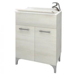 MOBILE LAVAT. LEGNO ROV.BIANCO CM.60X50