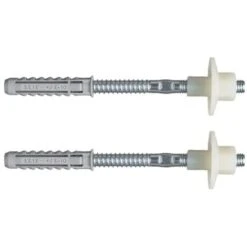 Kit Fissaggio Lavabo Sospeso M10x120 Mm In Acciaio Con Dado