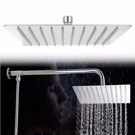 Soffione Doccia In Acciaio Inox Cromato Anticalcare E Girevole - immagine 2