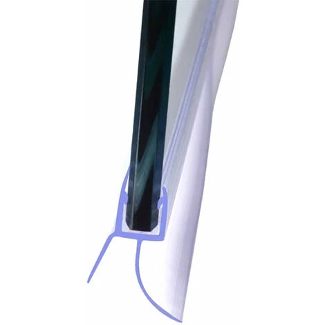 Modello 2 Guarnizione Sottoporta Per Box Doccia Lunga 90 Cm Per Vetro Da 6 Mm Coda Morbida Larga 18 Mm Tagliabile - immagine 2
