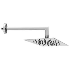 Braccio Doccia Cromo Con Soffione Quadrato Serie Twiggy ART.H70583G00030009
